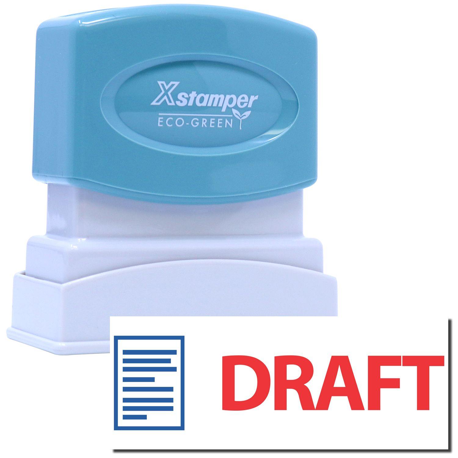 Two-color Draft Xstamper Stamp Main Image