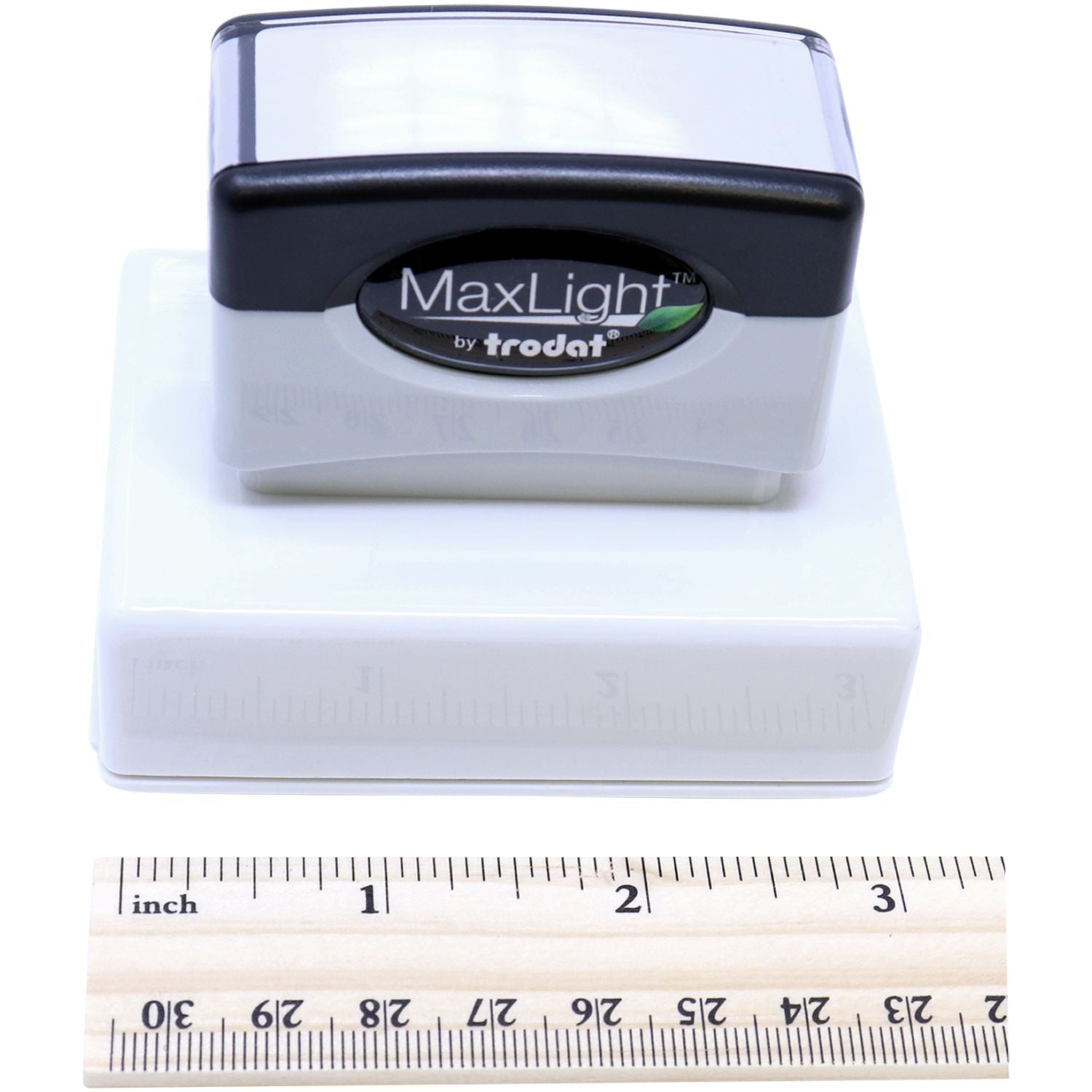 Maxlight Pre Inked Stamp Xl2 165 Front Ruler