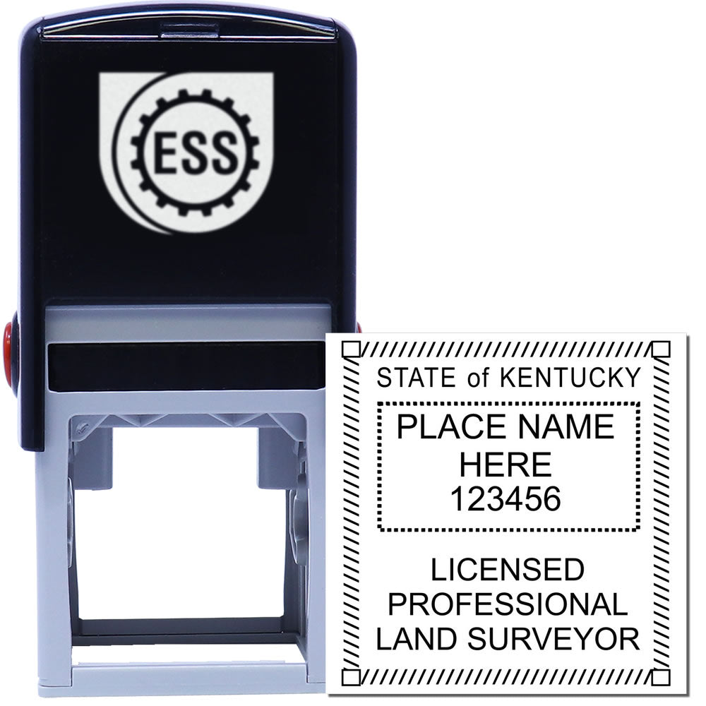 Self Inking Kentucky Land Surveyor Stamp