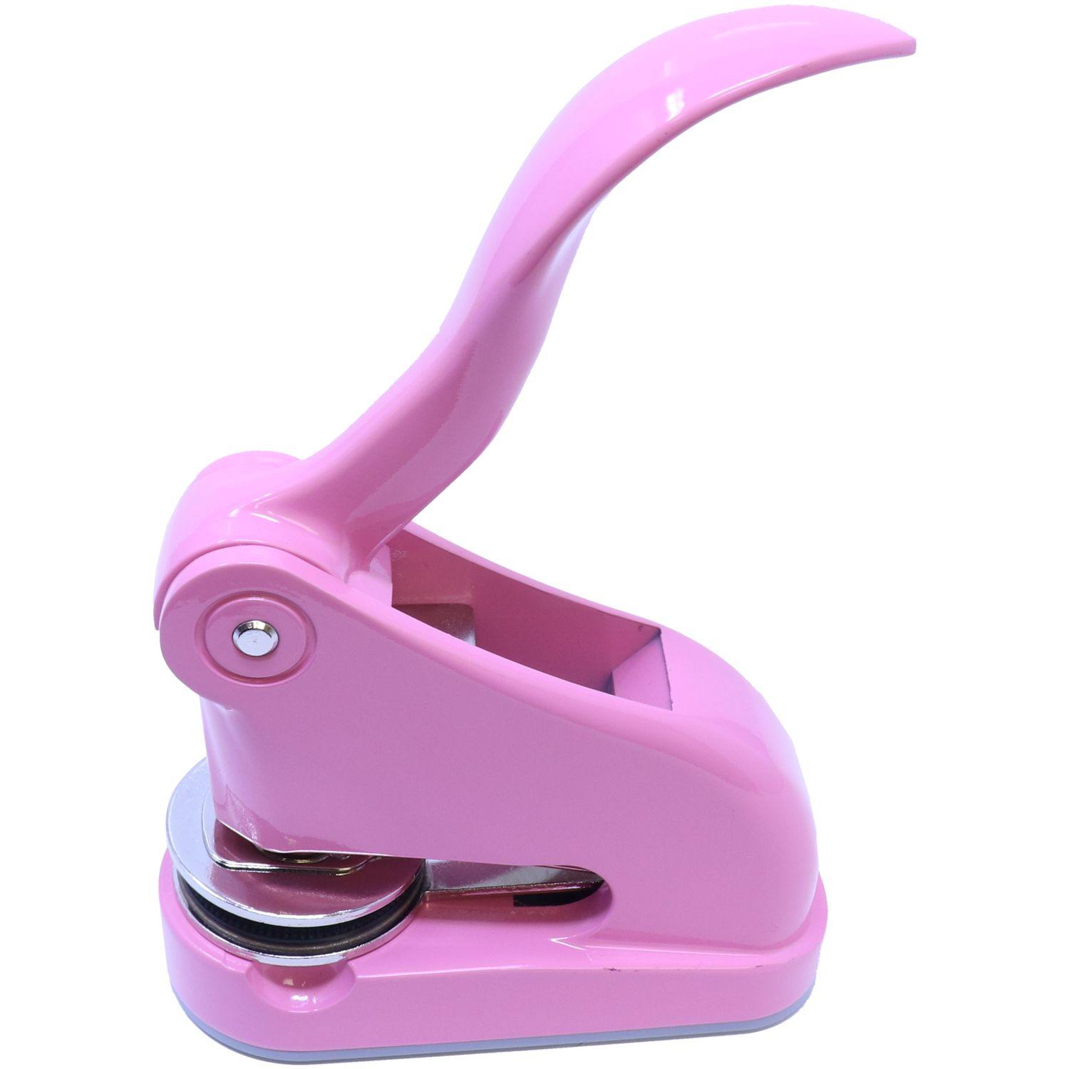 Geologist Pink Gift Embosser - Engineer Seal Stamps - Embosser Type_Desk, Embosser Type_Gift, Type of Use_Professional