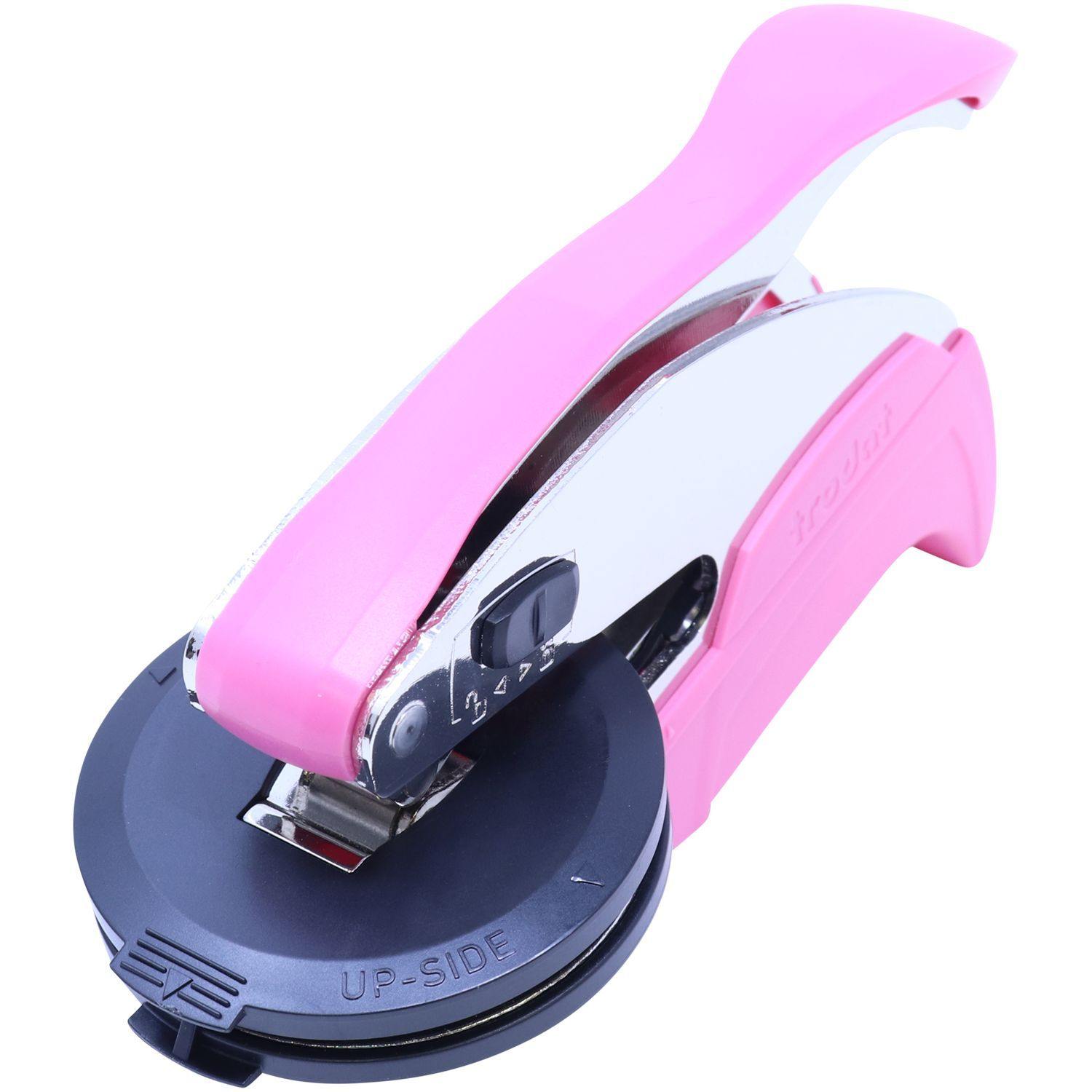 Forester Pink Hybrid Handheld Embosser - Engineer Seal Stamps - Embosser Type_Handheld, Embosser Type_Hybrid, Type of Use_Professional