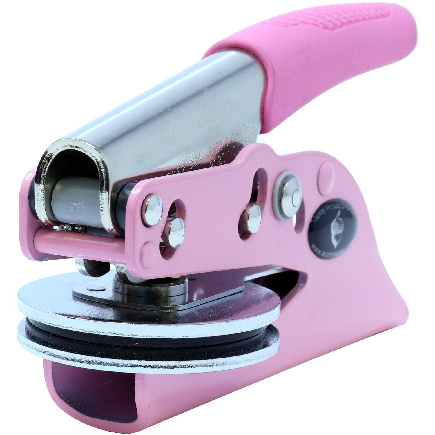 Geologist Pink Seal Handheld Embosser - Engineer Seal Stamps - Embosser Type_Handheld, Embosser Type_Soft Seal, Type of Use_Professional