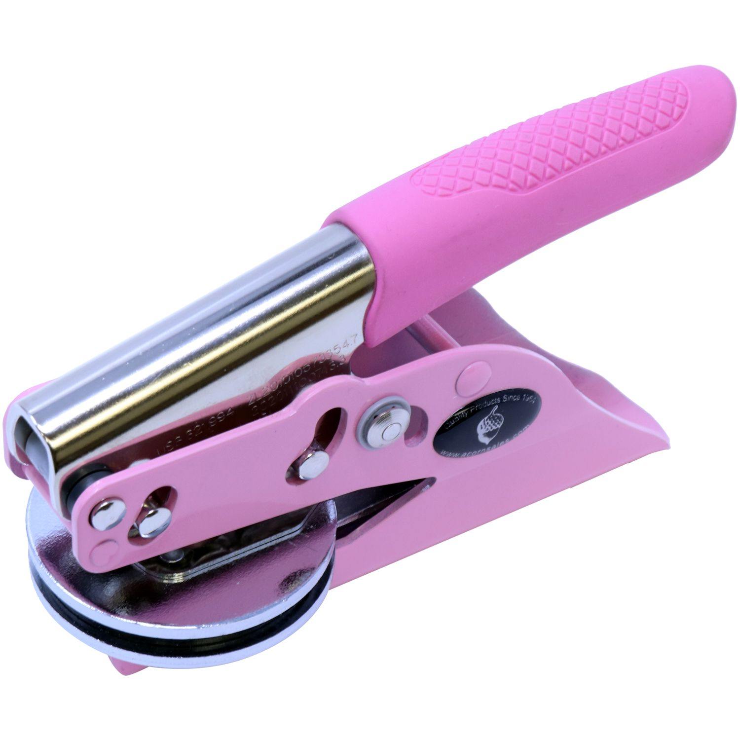 Professional Pink Seal Embosser - Engineer Seal Stamps - Embosser Type_Handheld, Embosser Type_Soft Seal, Type of Use_Professional