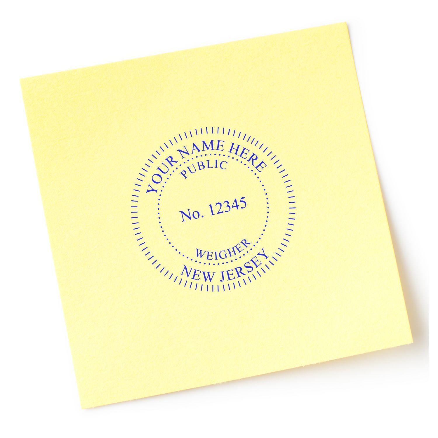 Public Weighmaster Regular Rubber Stamp of Seal - Engineer Seal Stamps - Stamp Type_Hand Stamp, Type of Use_Professional