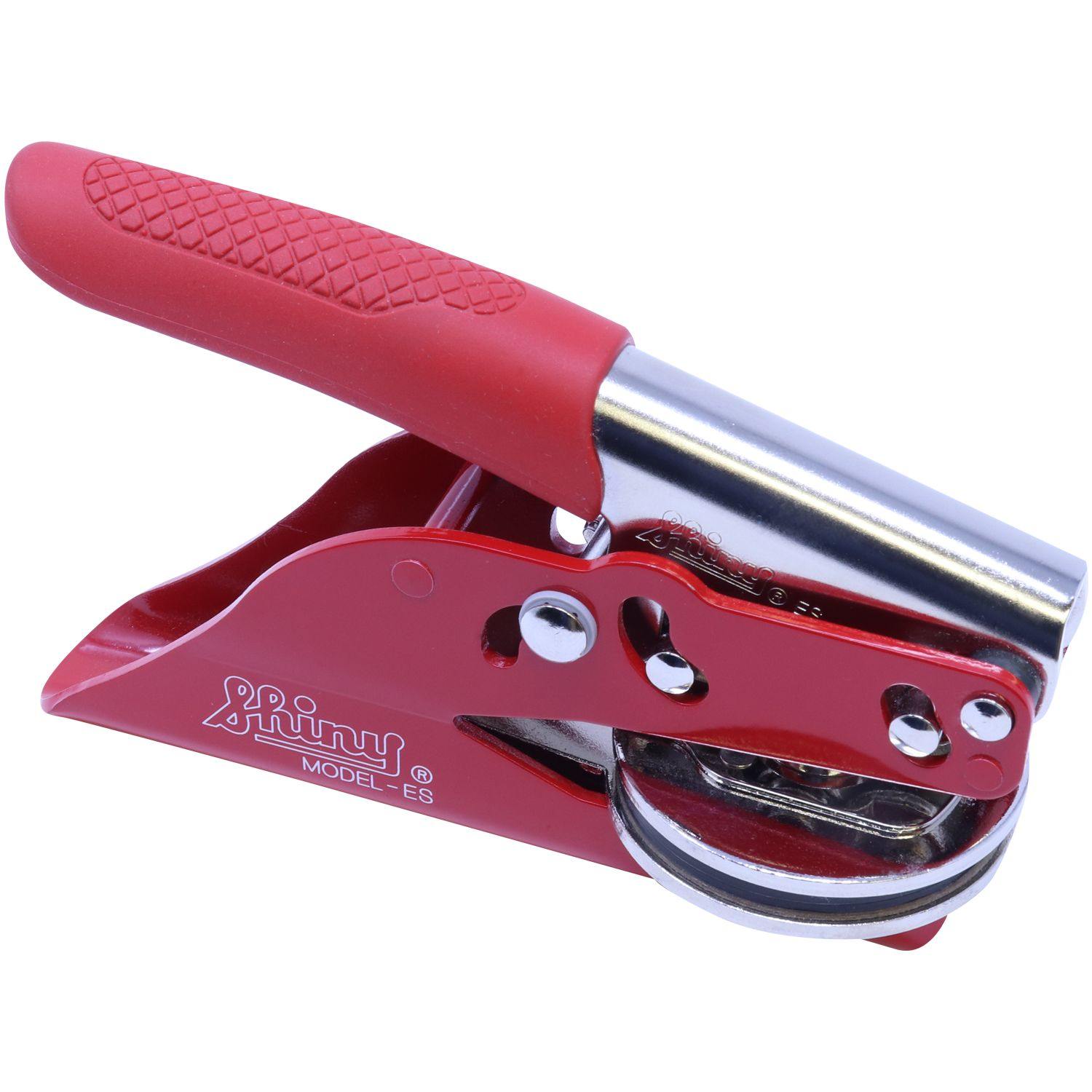 Interior Designer Red Soft Seal Embosser - Engineer Seal Stamps - Embosser Type_Handheld, Embosser Type_Soft Seal, Type of Use_Professional