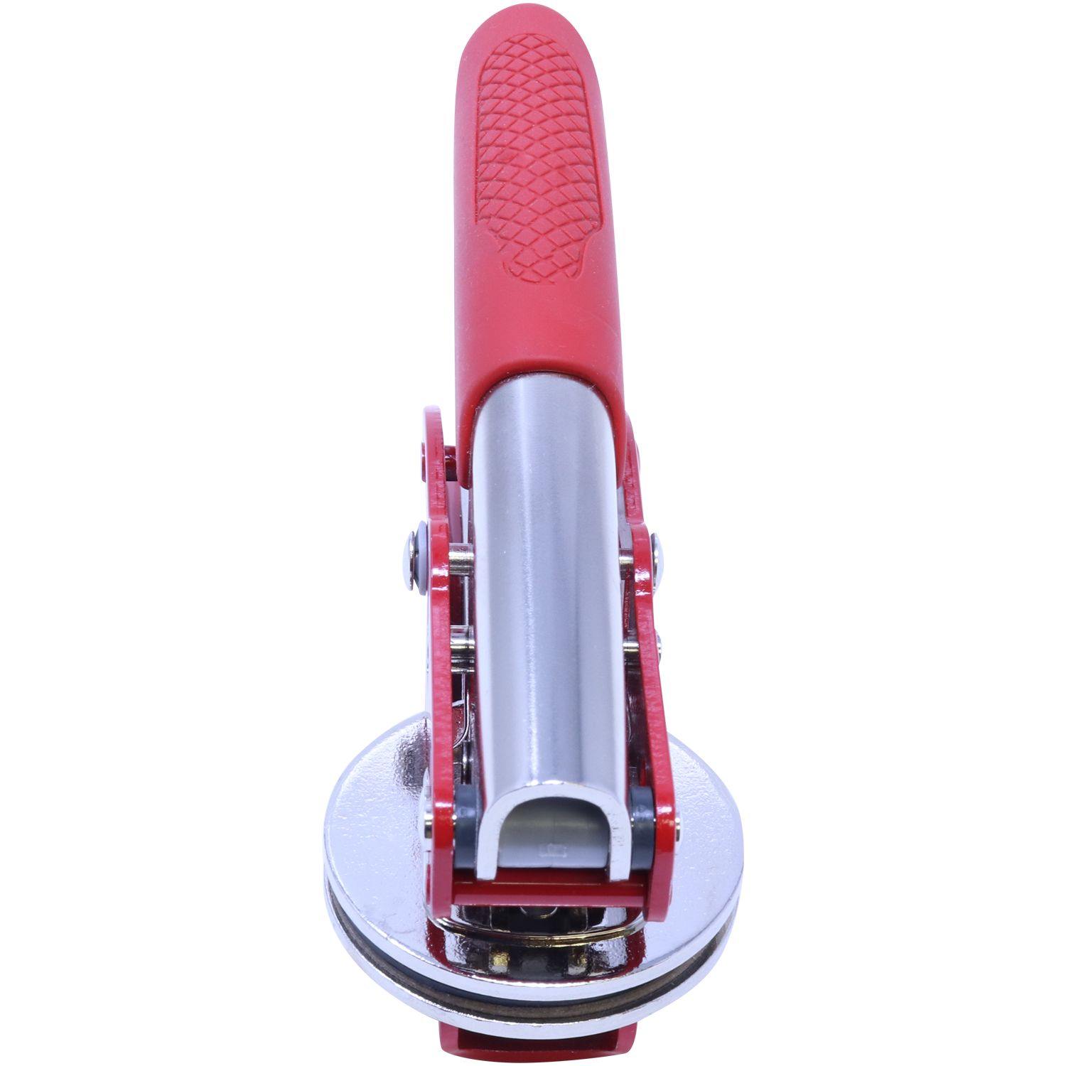 Interior Designer Red Soft Seal Embosser - Engineer Seal Stamps - Embosser Type_Handheld, Embosser Type_Soft Seal, Type of Use_Professional