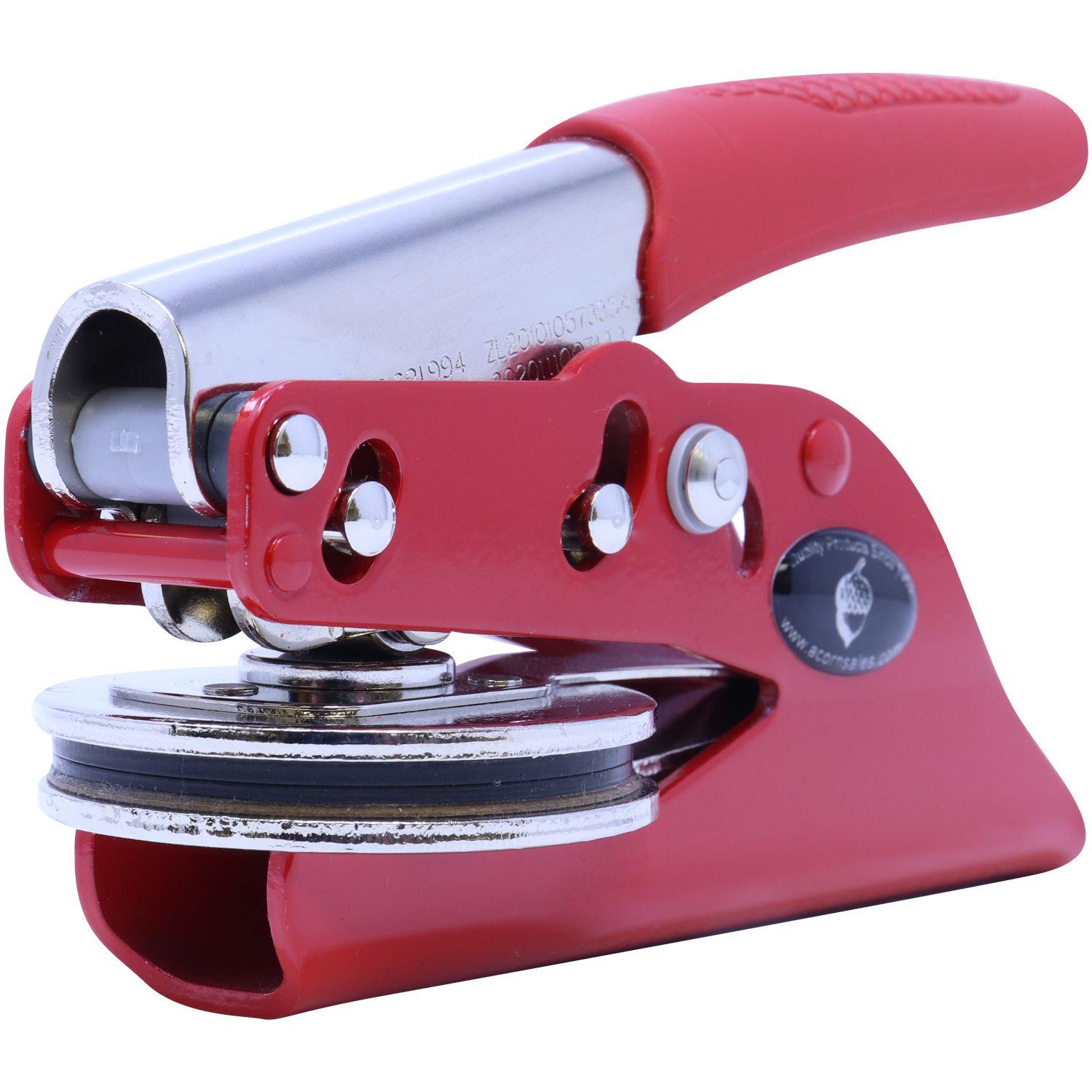 Geologist Red Soft Seal Embosser - Engineer Seal Stamps - Embosser Type_Handheld, Embosser Type_Soft Seal, Type of Use_Professional