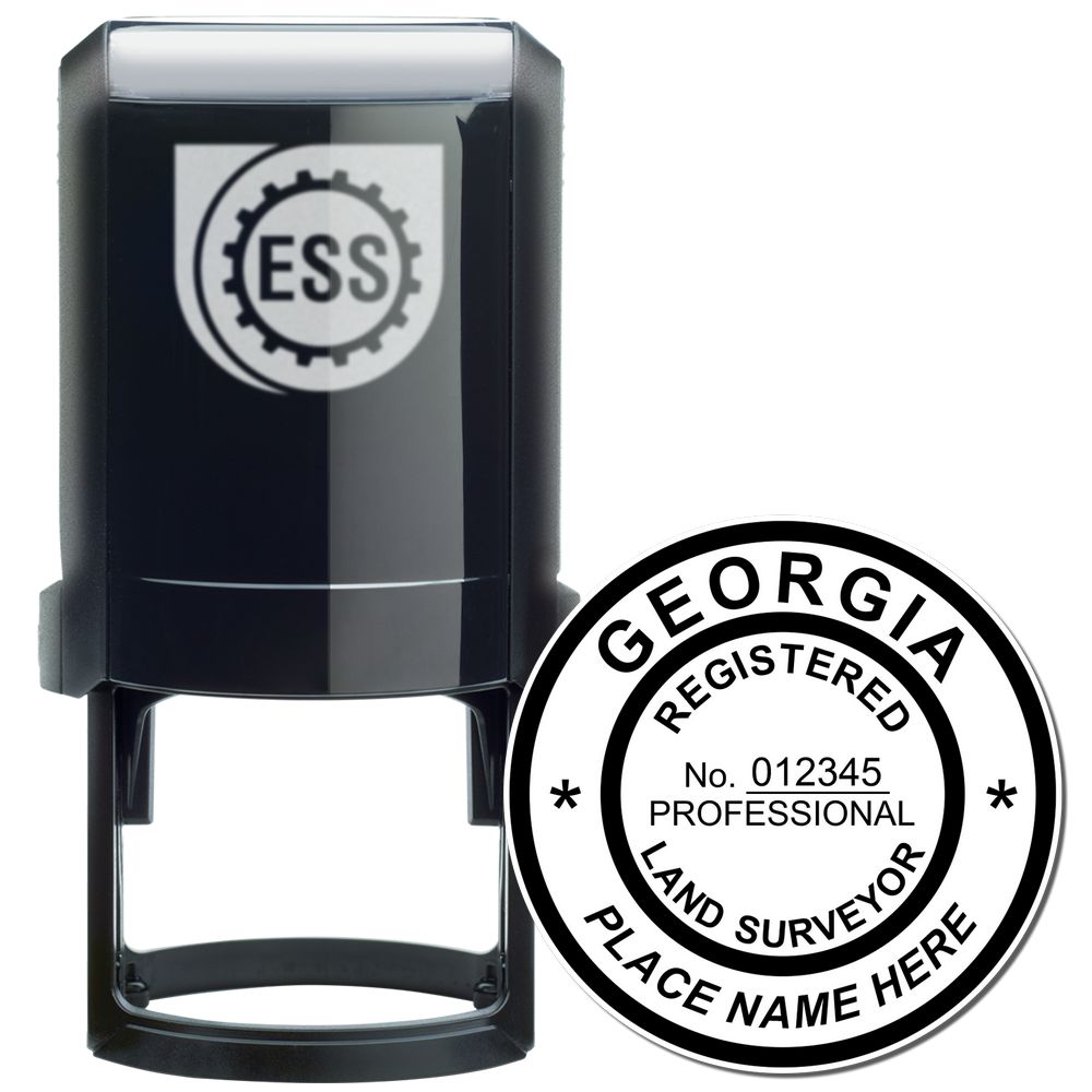 Self-Inking Georgia Land Surveyor Stamp Main Image