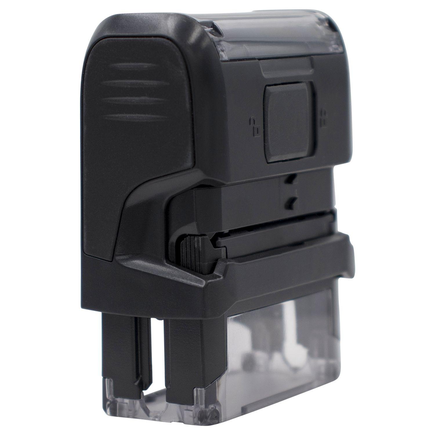 Large Self-Inking Attorneys' Copy Stamp Back View
