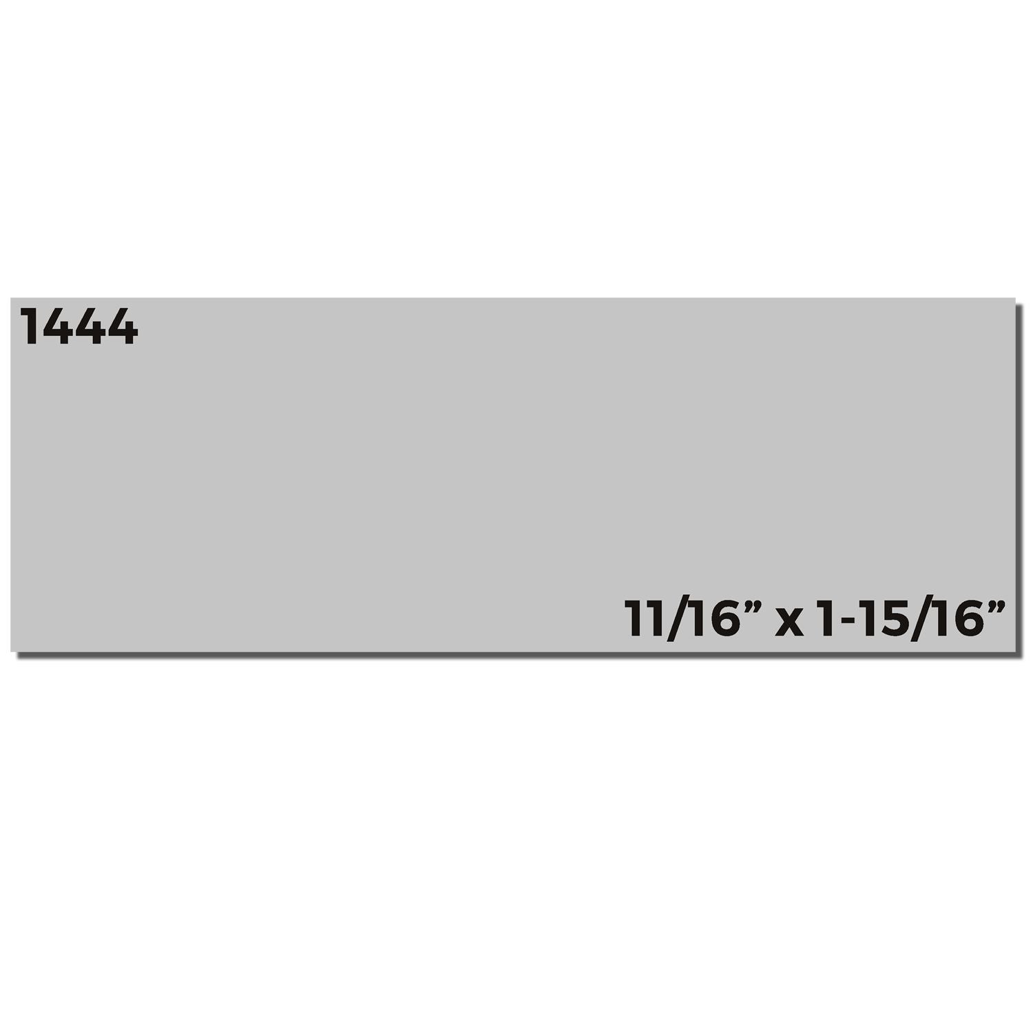 Slim Stamp 1444 Pre Inked Stamp 1 2 X 1 3 4 Imprint Sample