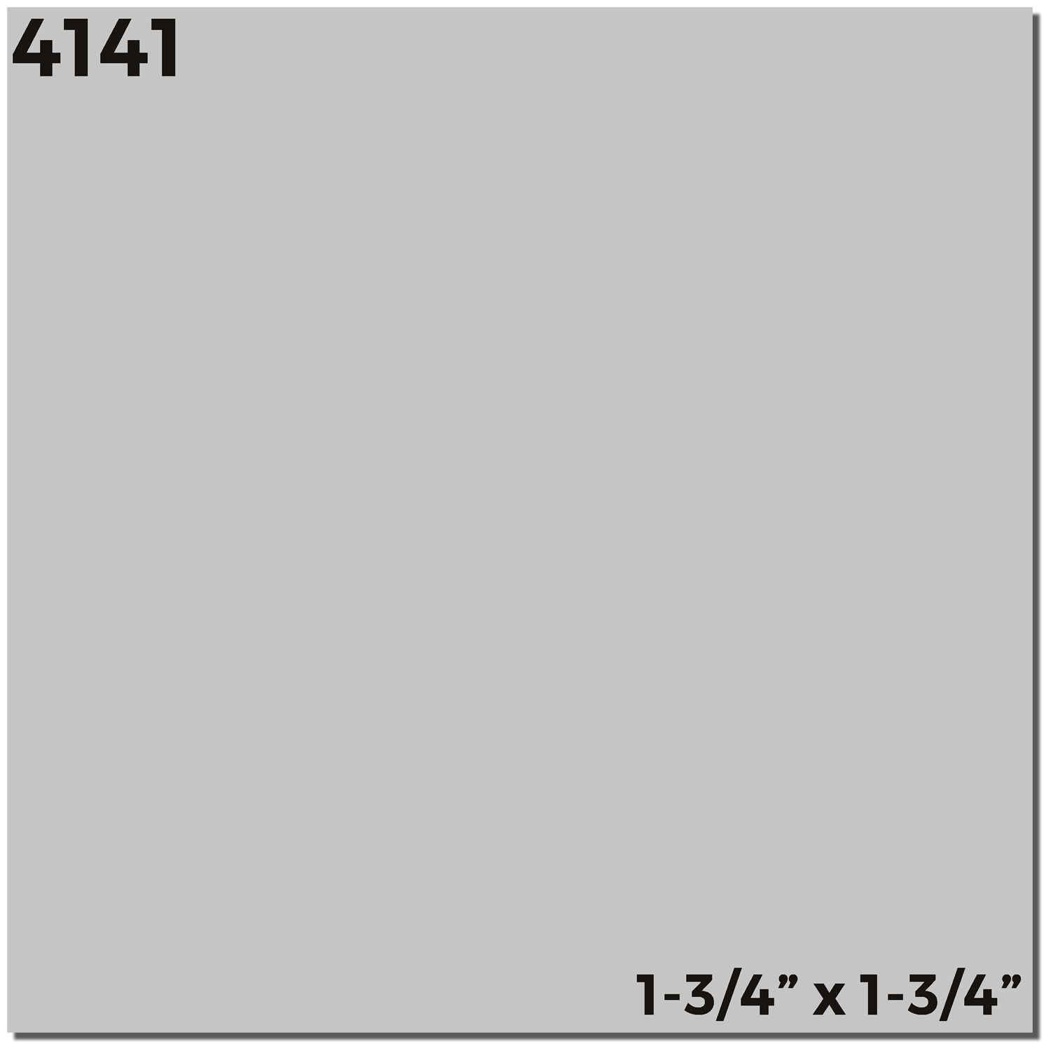 Slim Stamp 4141 Pre Inked Stamp 1 5 8 X 1 5 8 Imprint Sample