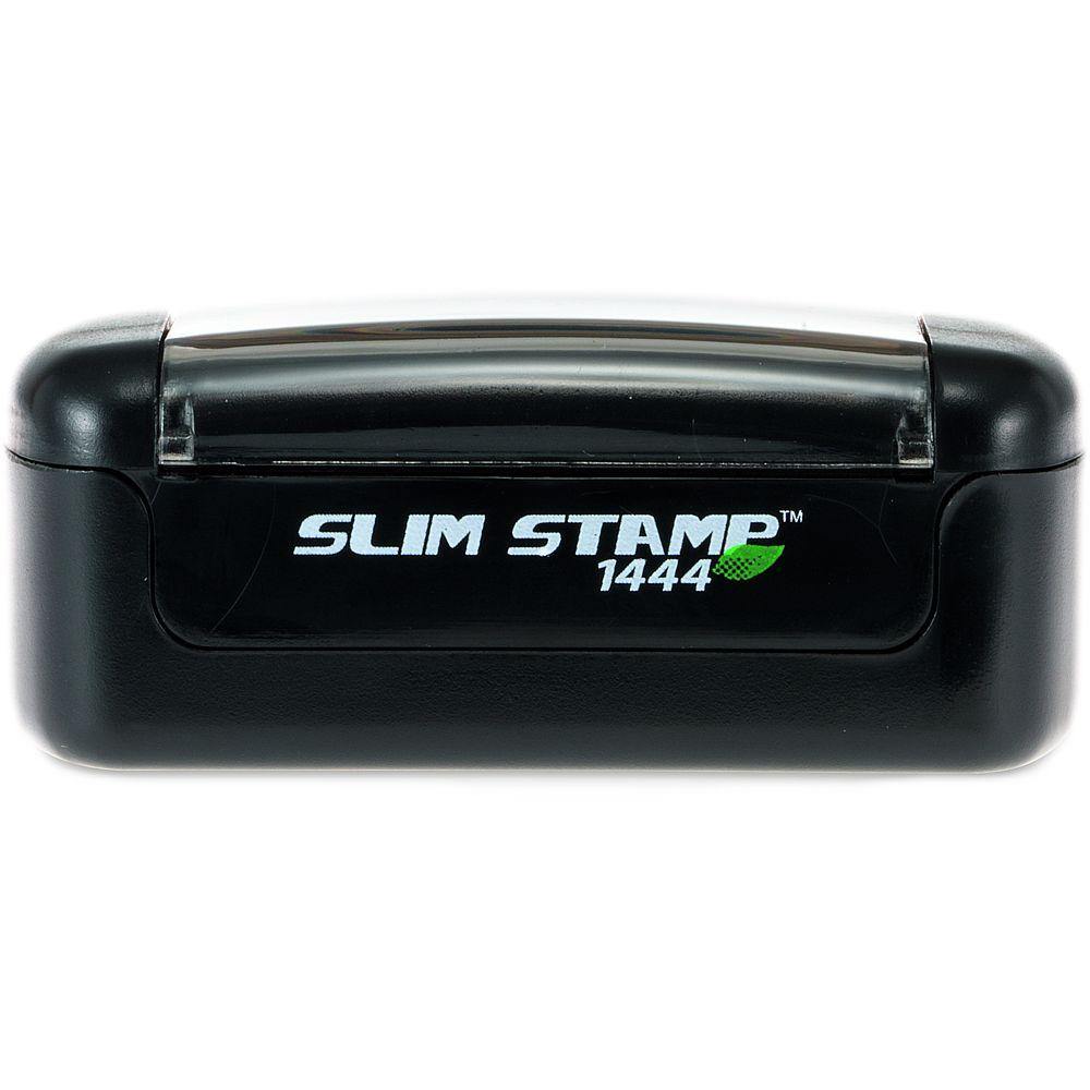 Alt View of Slim Pre Inked Plaintiffs Exhibit Stamp Alt 1