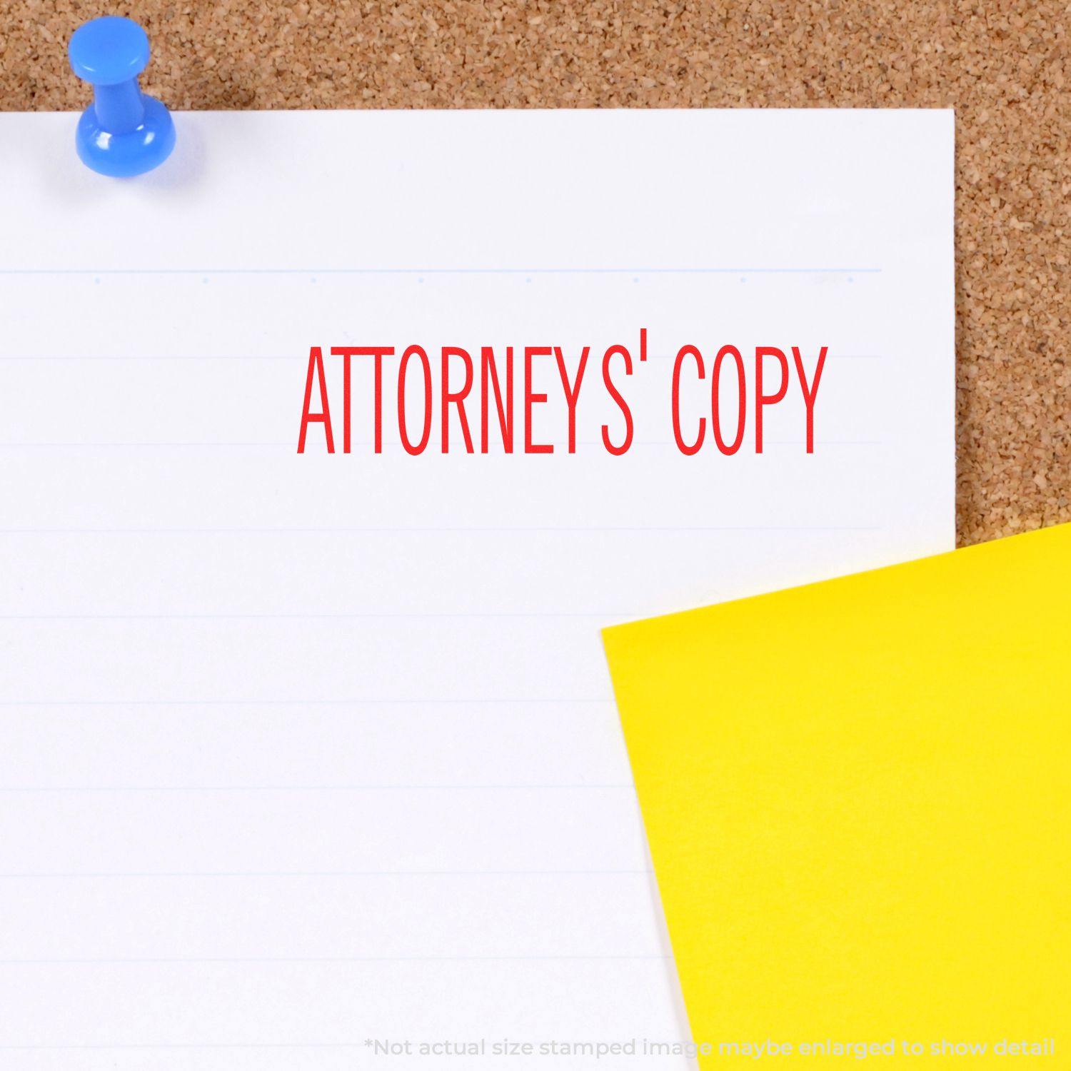 Attorneys' Copy Rubber Stamp Lifestyle Photo