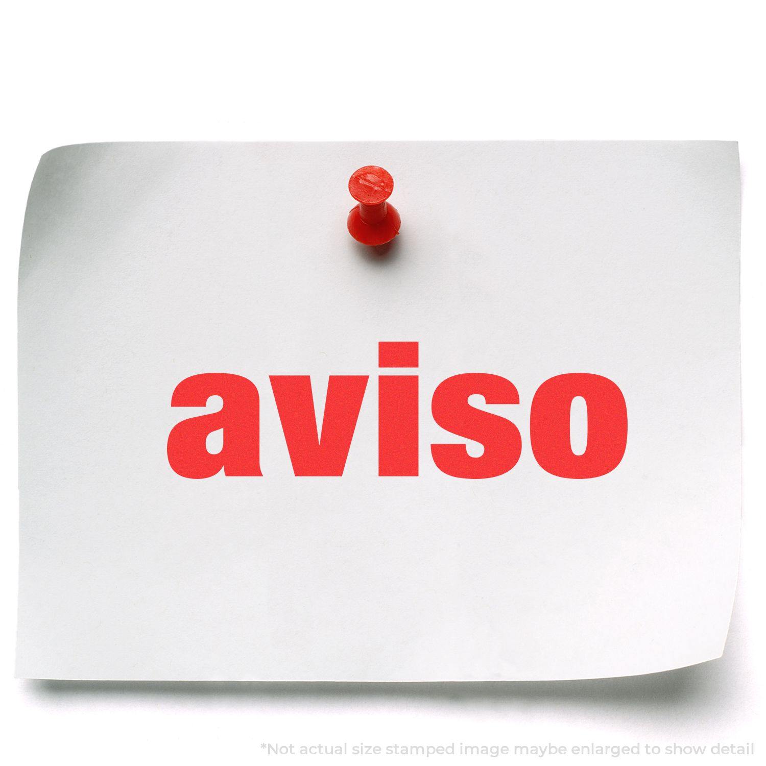 Slim Pre-Inked Aviso Stamp - Engineer Seal Stamps - Brand_Slim, Impression Size_Small, Stamp Type_Pre-Inked Stamp, Type of Use_Finance, Type of Use_Legal, Type of Use_Office