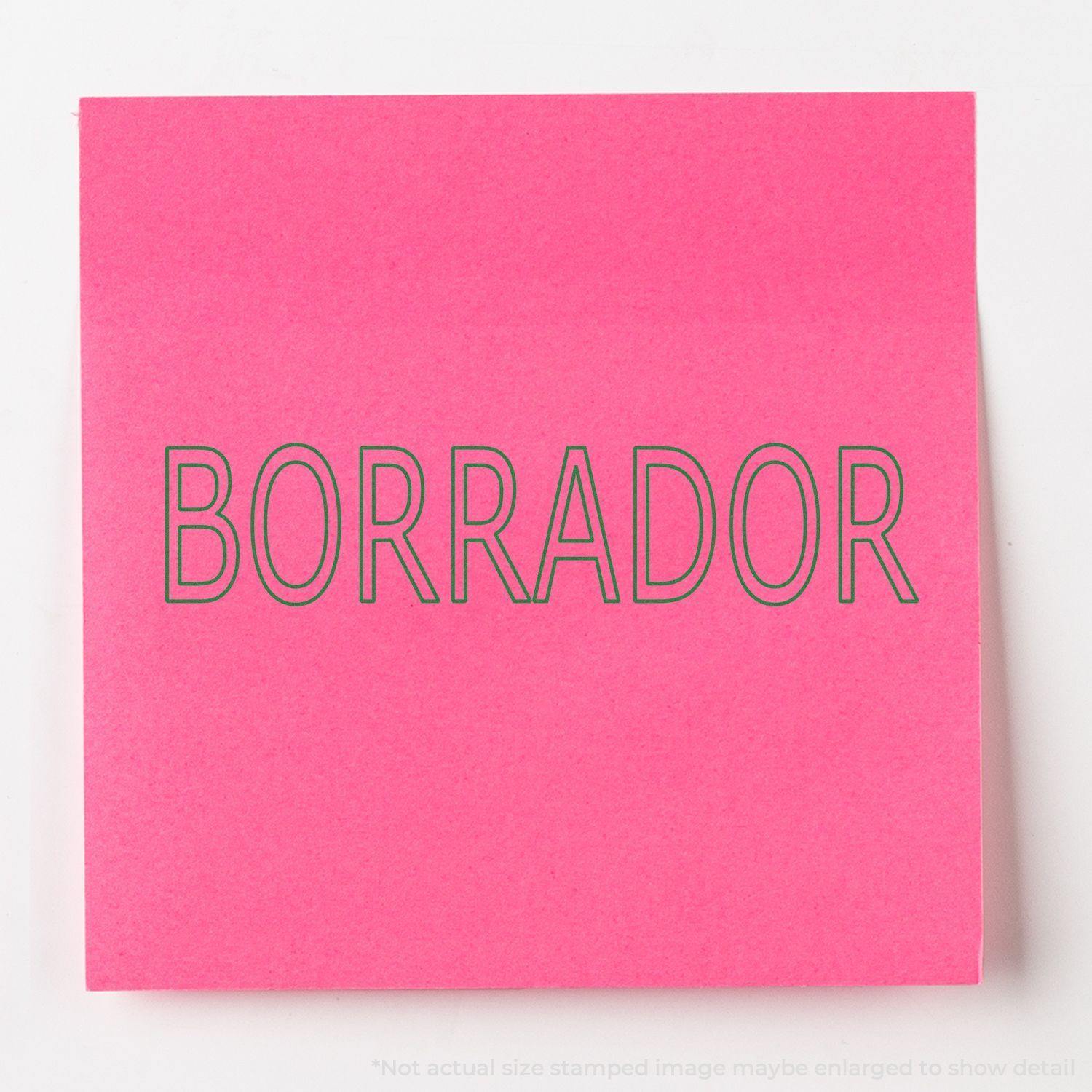 In Use Borrador Rubber Stamp Image