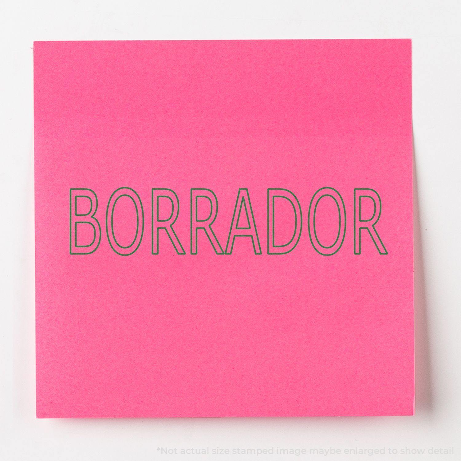 In Use Large Self-Inking Borrador Stamp Image