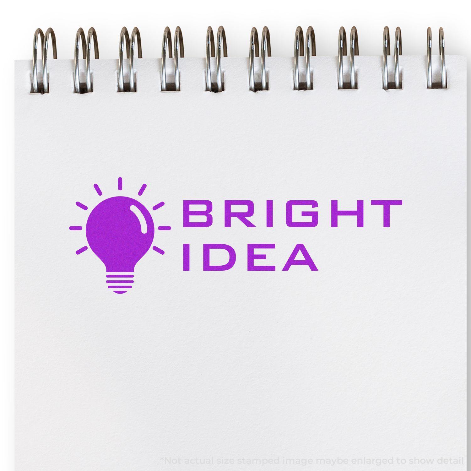 In Use Bright Idea Rubber Stamp Image