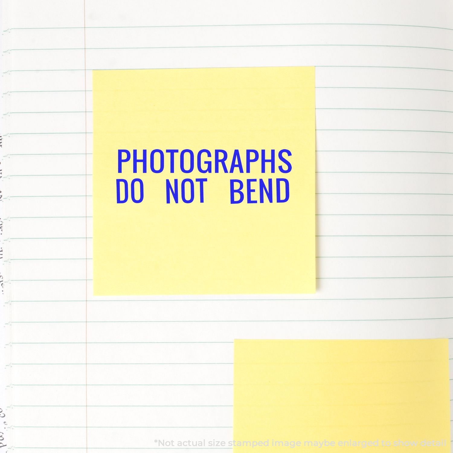 Self-Inking Photographs Do Not Bend Stamp In Use Photo