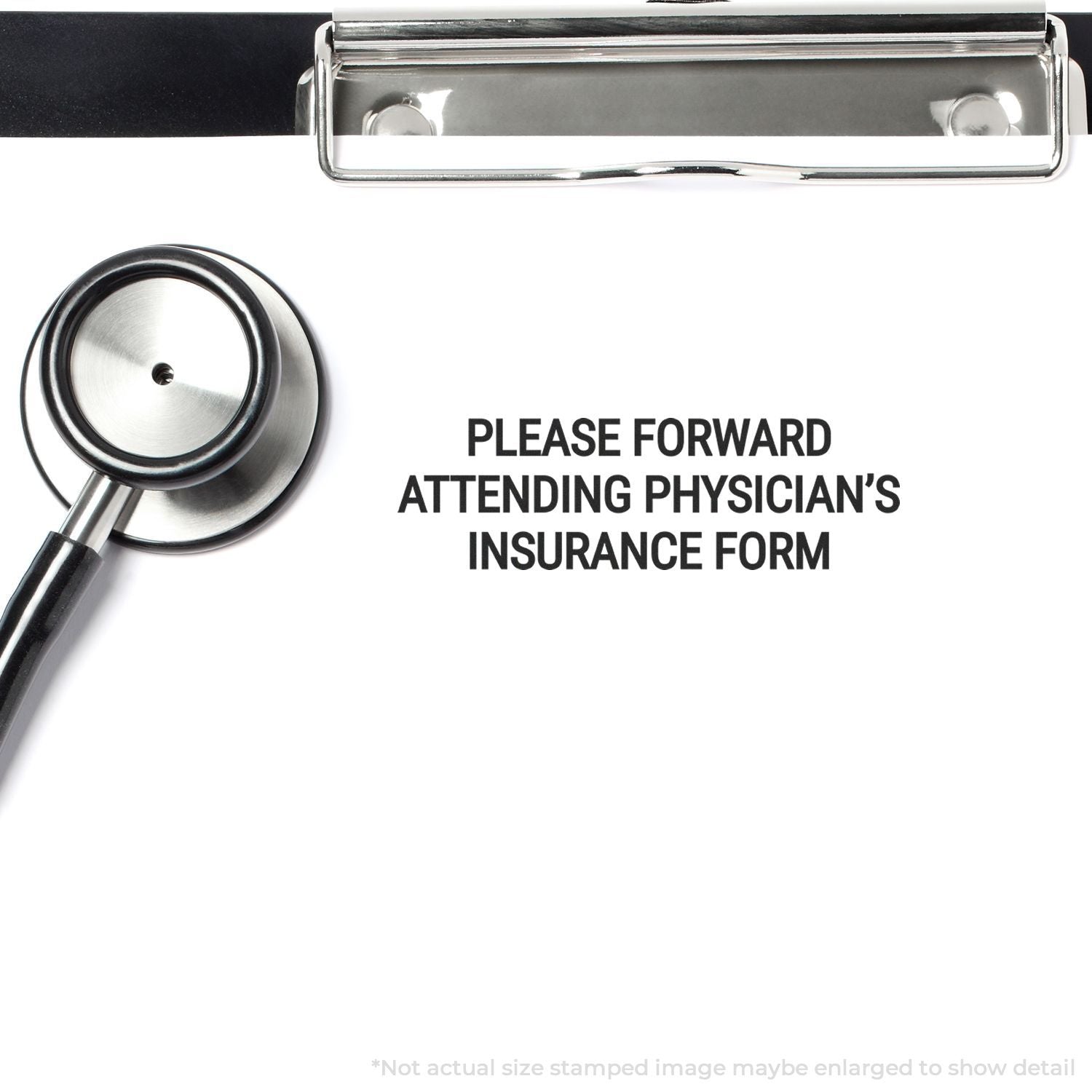 Self-Inking Please Forward Attending Physicians Stamp Lifestyle Photo