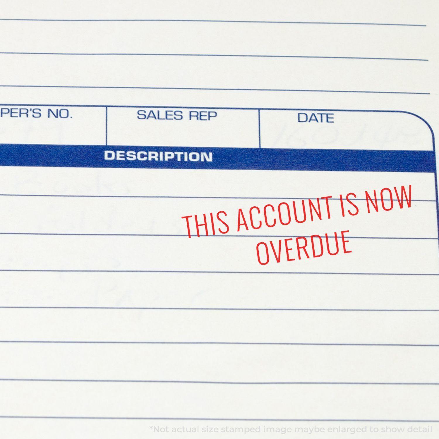 Large Self-Inking This Account is now Overdue Stamp - Engineer Seal Stamps - Brand_Trodat, Impression Size_Large, Stamp Type_Self-Inking Stamp, Type of Use_Accounting, Type of Use_Business, Type of Use_Office