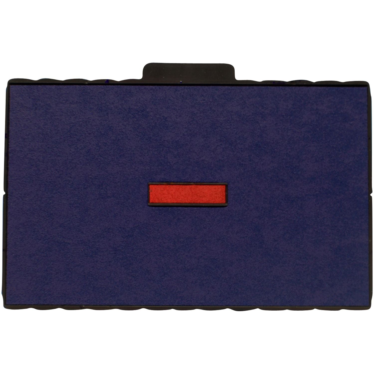 Two Color Replacement Ink Pad for 54120, 54126 Trodat Stamps, featuring a blue and red ink pad in a rectangular shape.