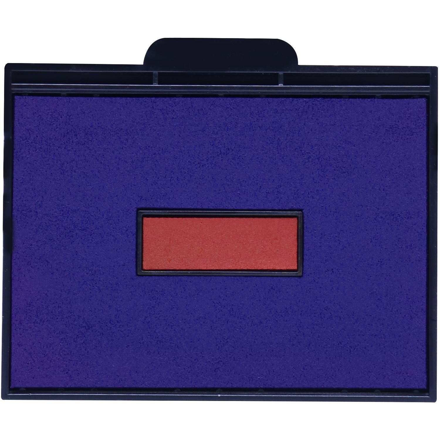 Two Color Replacement Ink Pad for HM-6103 Stamp, featuring a blue outer pad and a red inner pad, designed for efficient stamping.