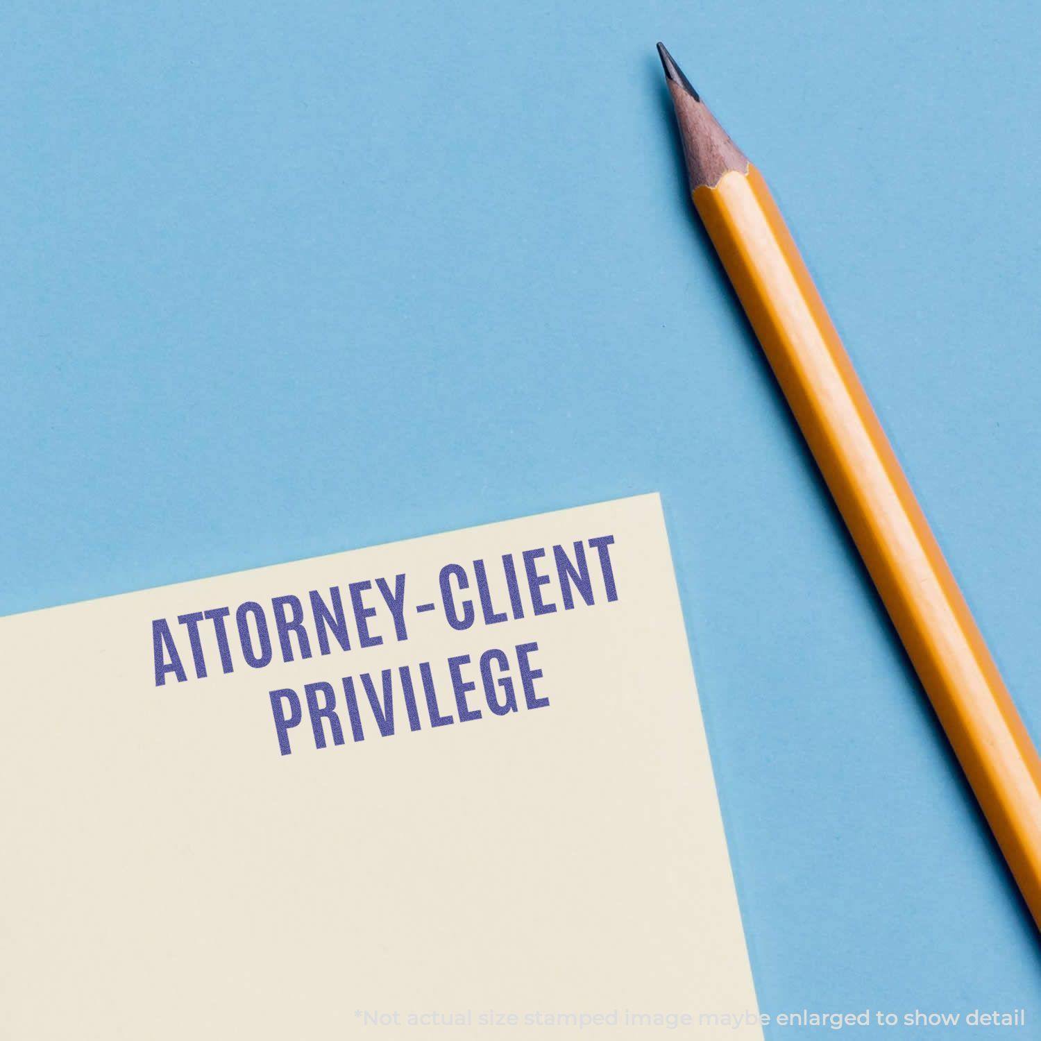 Attorney-Client Privilege Xstamper Stamp Lifestyle Photo