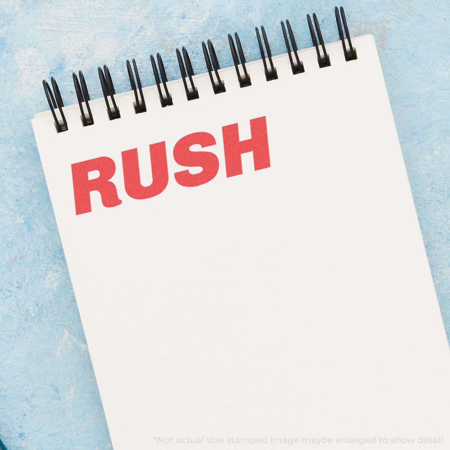 Bold Red Rush Xstamper Stamp Lifestyle Photo