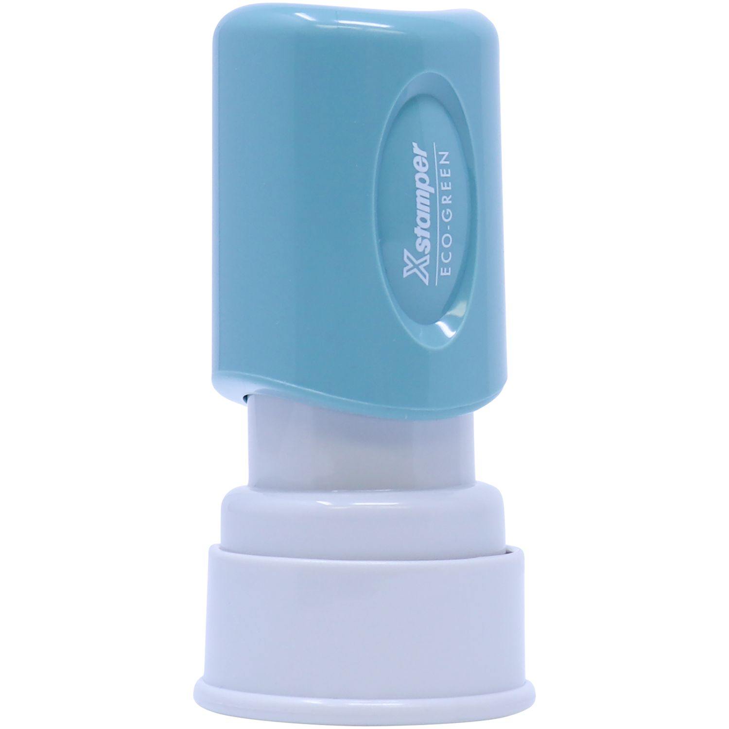 Round Blue Copy Xstamper Stamp Mount